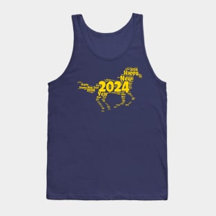 Happy New Year 2024 Tank Top